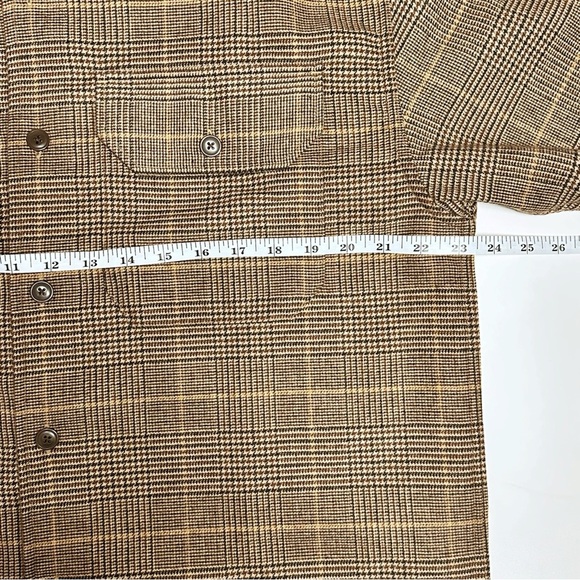 American Eagle Plaid Overshirt Size Medium - Picture 7 of 9